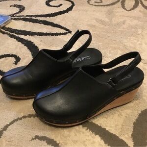 Corkys Black Make Em Blush Studded Clogs